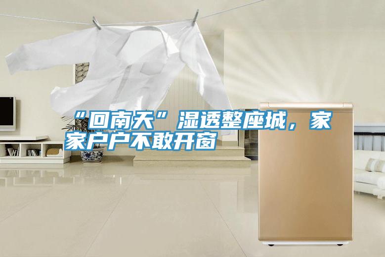 “回南天”湿透整座城，家家户户不敢开窗