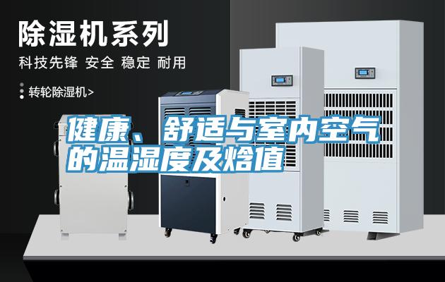 健康、舒適與室內(nèi)空氣的溫濕度及焓值