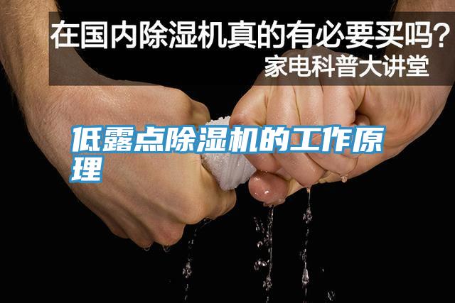 低露点除湿机的工作原理