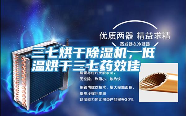 三七烘干除湿机，低温烘干三七药效佳