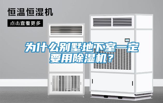 为什么别墅地下室一定要用除湿机？