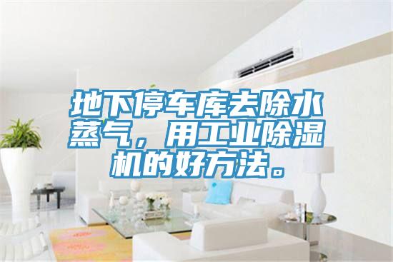 地下停车库去除水蒸气，用工业除湿机的好方法。
