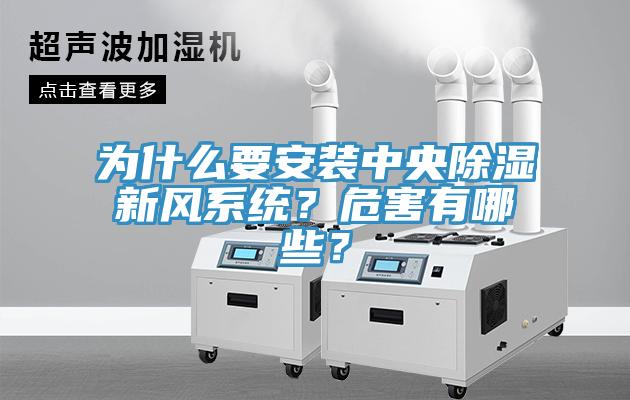 为什么要安装中央除湿新风系统？危害有哪些？