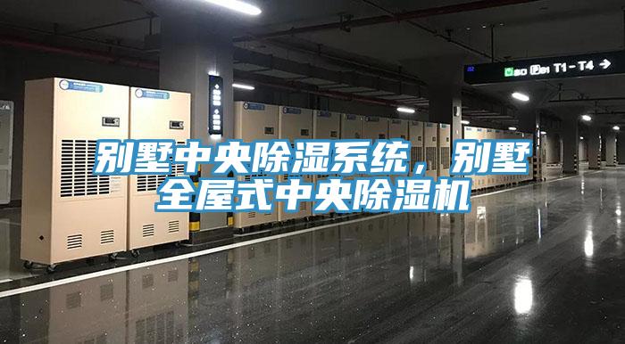 别墅中央除湿系统，别墅全屋式中央除湿机