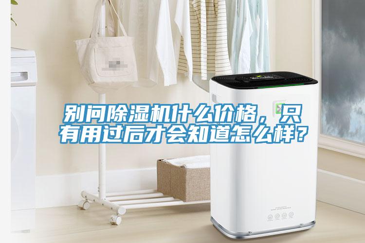 别问除湿机什么价格，只有用过后才会知道怎么样？