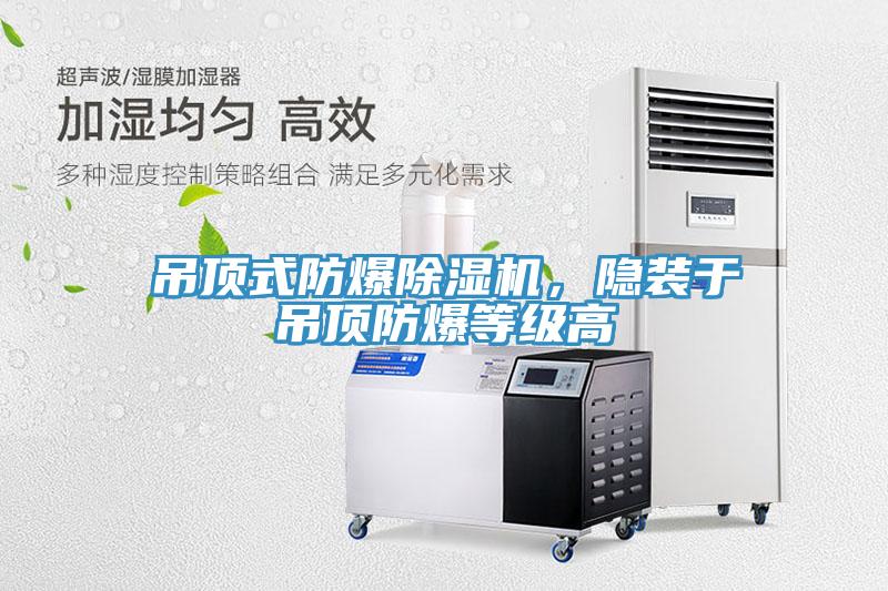 吊顶式防爆除湿机，隐装于吊顶防爆等级高