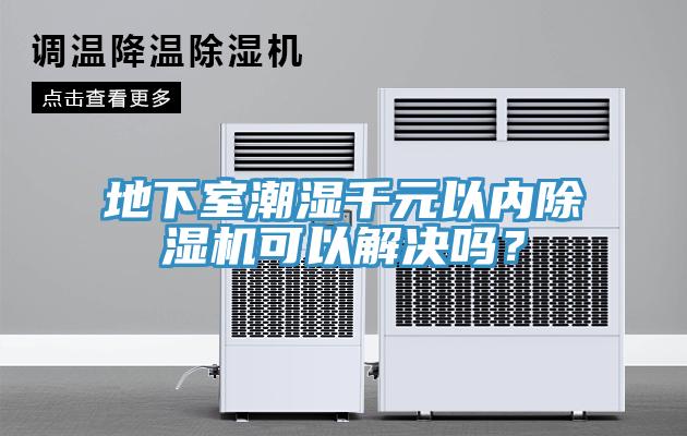 地下室潮湿千元以内除湿机可以解决吗？