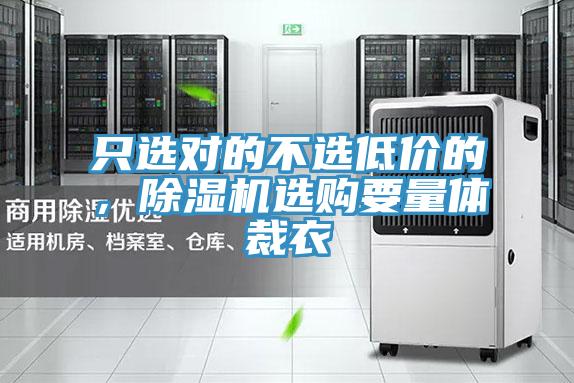 只选对的不选低价的，除湿机选购要量体裁衣