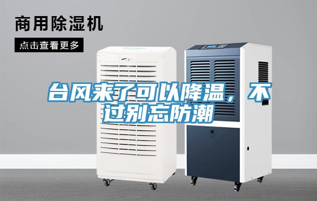 台风来了可以降温，不过别忘防潮