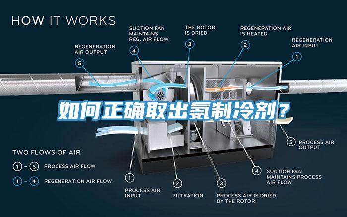 如何正确取出氨制冷剂？
