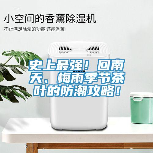 史上最强！回南天、梅雨季节茶叶的防潮攻略！