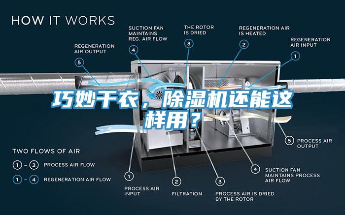 巧妙干衣，除濕機還能這樣用？