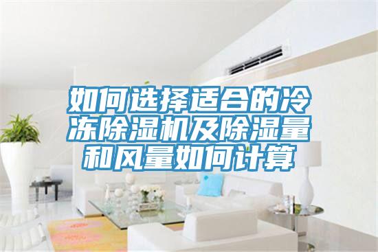 如何选择适合的冷冻除湿机及除湿量和风量如何计算