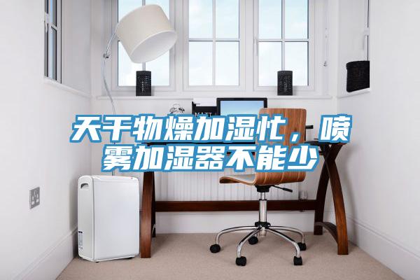 天干物燥加湿忙，喷雾加湿器不能少