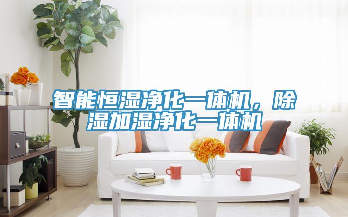 智能恒濕凈化一體機，除濕加濕凈化一體機