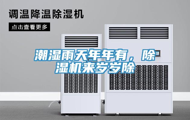 潮濕雨天年年有，除濕機來歲歲除