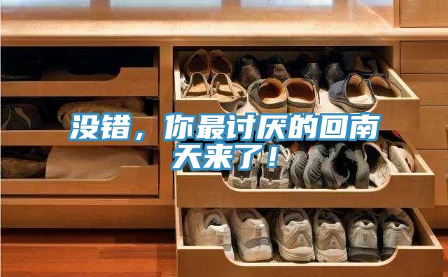 沒錯(cuò)，你最討厭的回南天來了！
