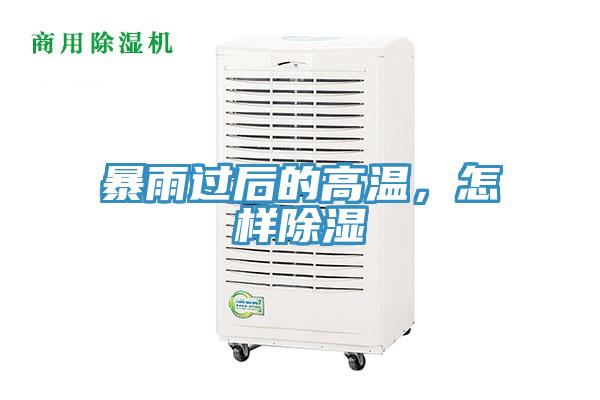 暴雨過后的高溫，怎樣除濕
