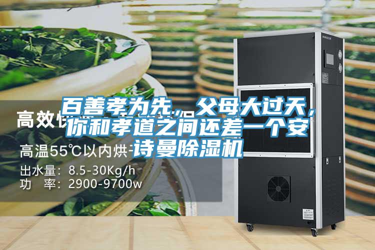 百善孝為先，父母大過天，你和孝道之間還差一個安詩曼除濕機