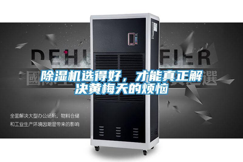 除濕機(jī)選得好，才能真正解決黃梅天的煩惱