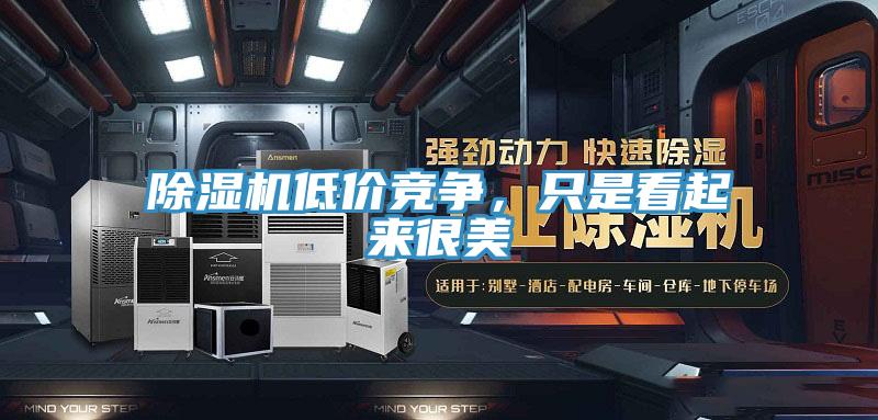 除濕機低價競爭，只是看起來很美