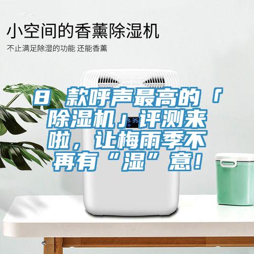 8 款呼聲最高的「除濕機」評測來啦，讓梅雨季不再有“濕”意！