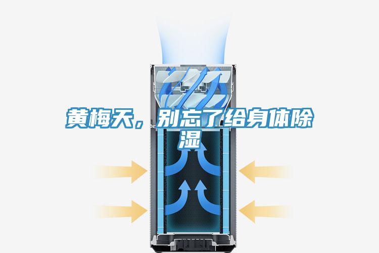 黃梅天，別忘了給身體除濕