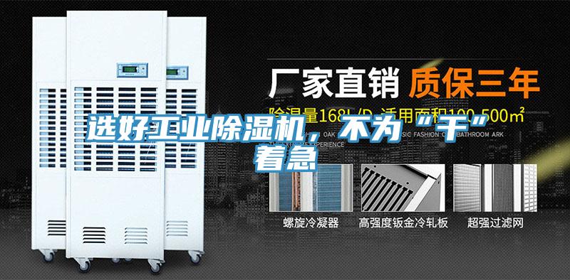 選好工業(yè)除濕機(jī)，不為“干”著急