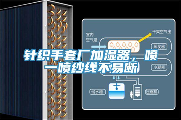 針織手套廠加濕器，噴一噴紗線不易斷