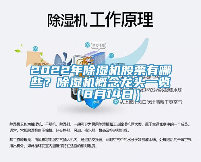 2022年除濕機股票有哪些？除濕機概念龍頭一覽（8月14日）