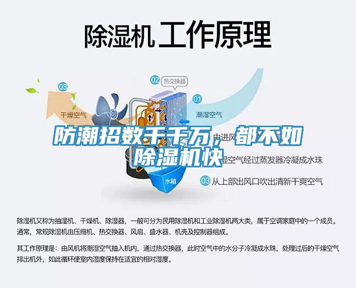 防潮招數(shù)千千萬，都不如除濕機(jī)快