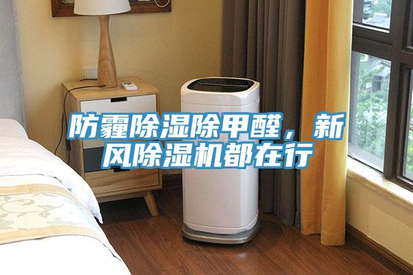 防霾除濕除甲醛，新風除濕機都在行