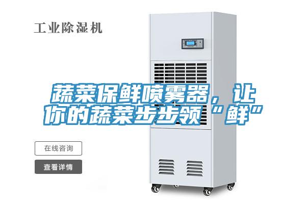 蔬菜保鮮噴霧器，讓你的蔬菜步步領(lǐng)“鮮”