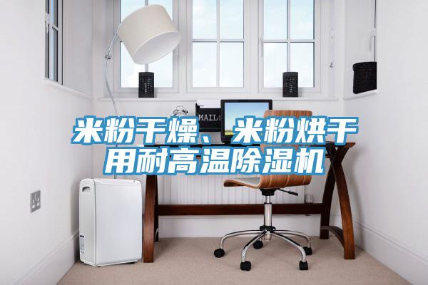 米粉干燥、米粉烘干用耐高溫除濕機(jī)
