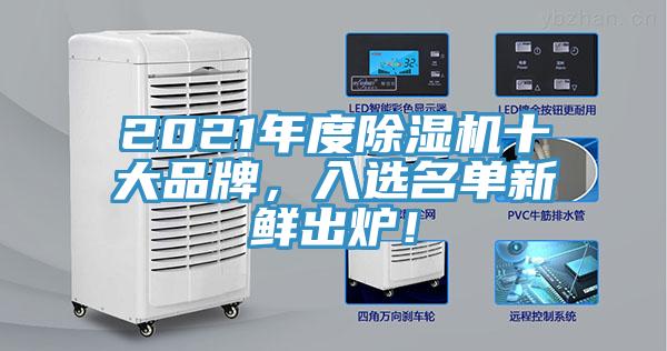 2021年度除濕機(jī)十大品牌，入選名單新鮮出爐！