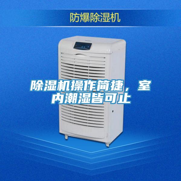 除濕機(jī)操作簡捷，室內(nèi)潮濕皆可止