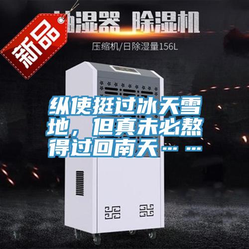 縱使挺過冰天雪地，但真未必熬得過回南天……