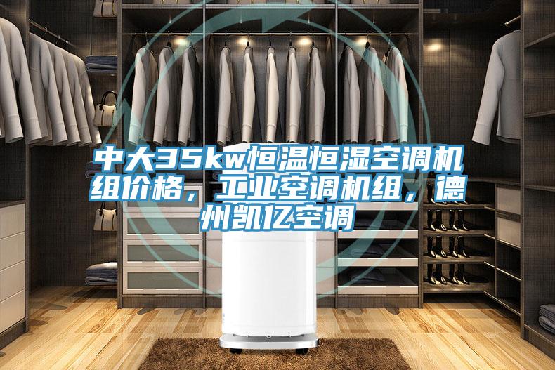 中大35kw恒溫恒濕空調(diào)機組價格，工業(yè)空調(diào)機組，德州凱億空調(diào)