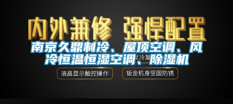 南京久鼎制冷、屋頂空調(diào)、風(fēng)冷恒溫恒濕空調(diào)、除濕機