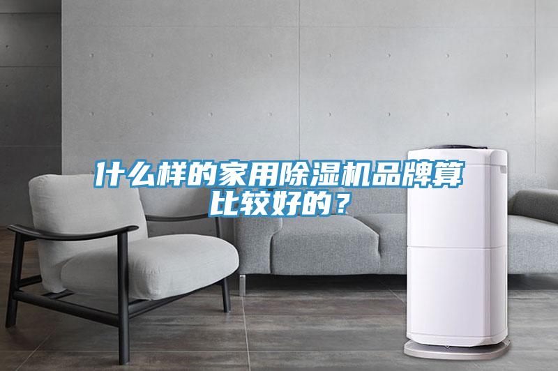 什么樣的家用除濕機品牌算比較好的？