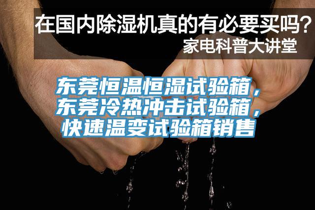 東莞恒溫恒濕試驗(yàn)箱，東莞冷熱沖擊試驗(yàn)箱，快速溫變?cè)囼?yàn)箱銷(xiāo)售
