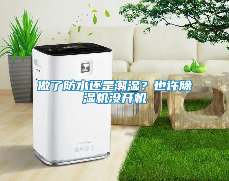 做了防水還是潮濕？也許除濕機沒開機