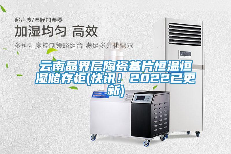云南晶界層陶瓷基片恒溫恒濕儲(chǔ)存柜(快訊！2022已更新)