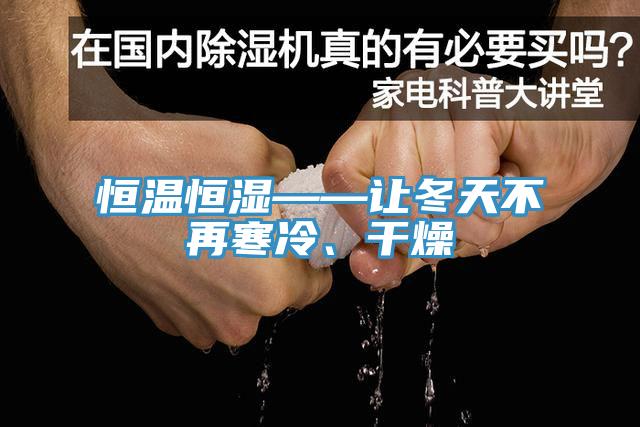 恒溫恒濕——讓冬天不再寒冷、干燥