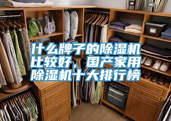 什么牌子的除濕機比較好，國產(chǎn)家用除濕機十大排行榜