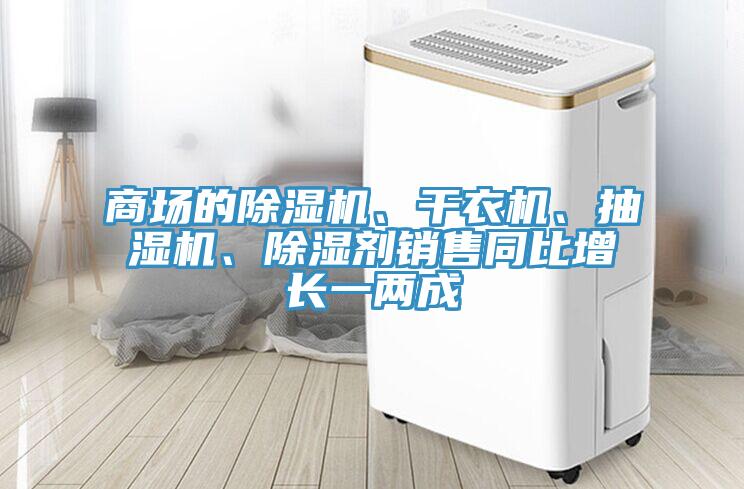 商場(chǎng)的除濕機(jī)、干衣機(jī)、抽濕機(jī)、除濕劑銷售同比增長(zhǎng)一兩成