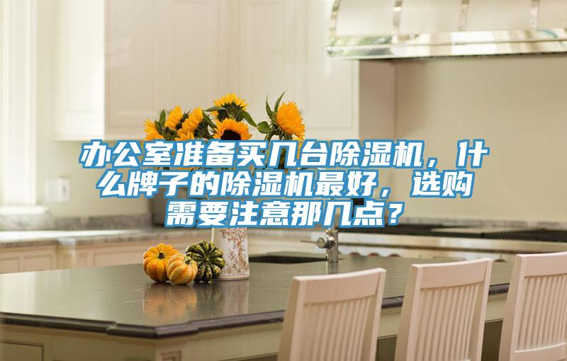辦公室準(zhǔn)備買幾臺除濕機，什么牌子的除濕機最好，選購需要注意那幾點？
