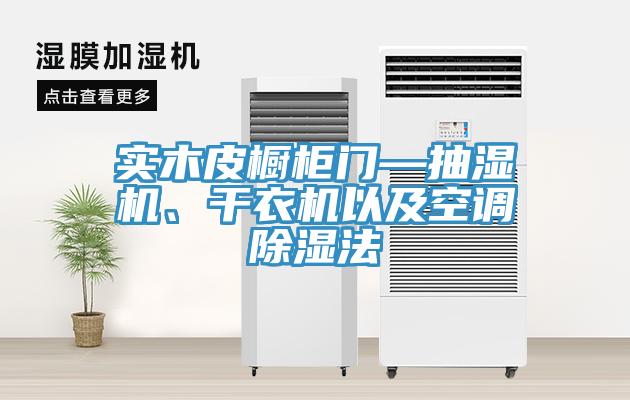 實(shí)木皮櫥柜門(mén)—抽濕機(jī)、干衣機(jī)以及空調(diào)除濕法