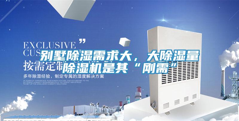 別墅除濕需求大，大除濕量除濕機是其“剛需”