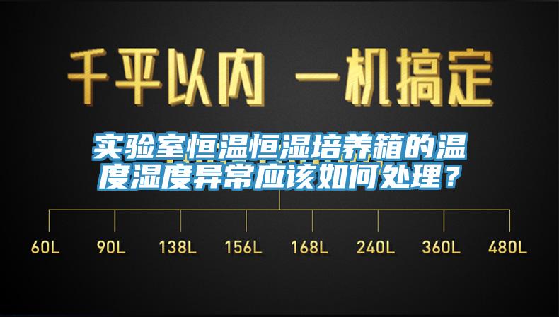 实验室恒温恒湿培养箱的温度湿度异常应该如何处理？